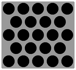[5x5 Hexagonal marble board]